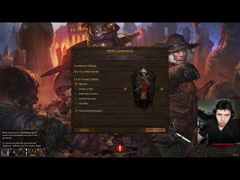 Battle Bros Max Difficulty Ironman w/ hard AF mods - Poachers Day 1