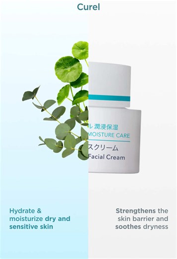 Wondering what’s behind the Curel Intensive Moisture Facial Cream’s moisturising and skin-soothing care? It’s Curel’s Ceramide Care, featuring a ceramide-functioning ingredient and eucalyptus extract to help replenish moisture, support the skin’s natural barrier, and keep dryness at bay. #CurélMY #SensitiveSkinSolution #CeramideCare #DrySensitiveSkin #GentleSkinCare