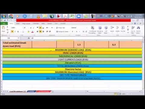 01- Electrical load estimation using load Break down method
