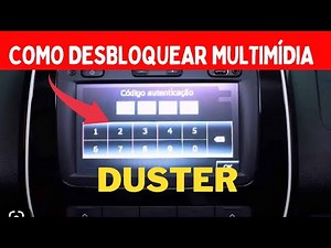 Como desbloquear multimídia NAV da Duster #duster