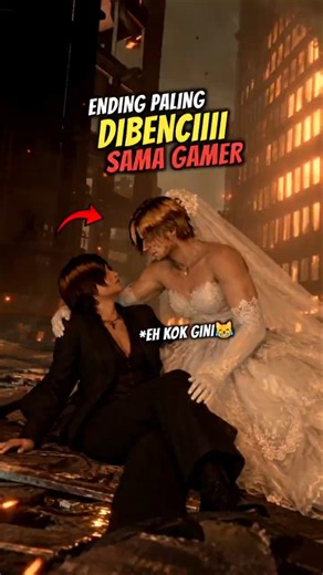 PANTESAN ITU ENDING DIBENCI😭 #residentevil9 #ps5 #re #residentevil #momenlucu #games #residentevil