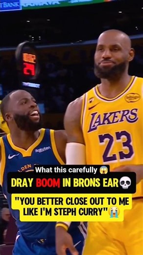 Draymond Green SAVAGE moment with LeBron! 😂🔥 #NBA #LeBronJames