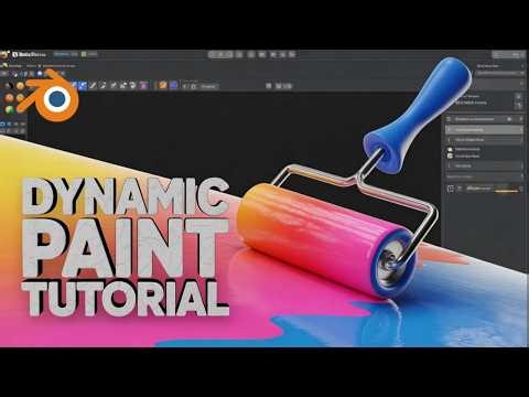 Animating Textures with Dynamic Paint in Blender 3D