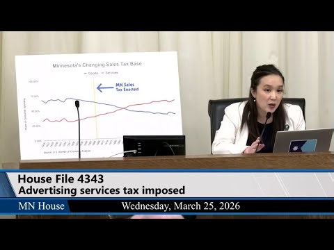 MN House committee considers digital ad tax bill [FULL]