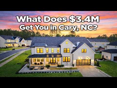 Cary, NC Luxury Home Tour | Fully Furnished New Construction in Millstone