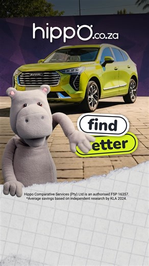 Want to lower your car insurance premium? Save R455* per month by comparing quotes on Hippo.co.za. Find cheaper debit orders now! *Premiums shown are risk profile dependent | Hippo.co.za