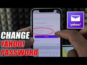 how to change yahoo mail password on iphone! (2025)