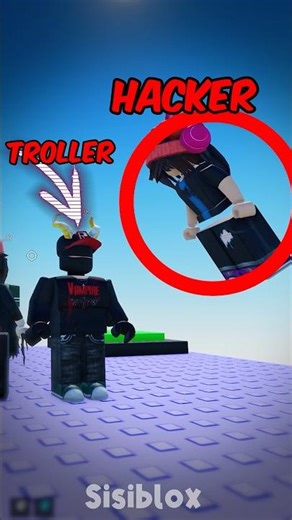 Roblox Hacker vs Troller 😈🔥