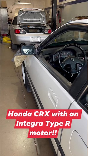 184K views · 5.7K reactions | This Honda CRX with an Acura Integra Type R motor B18C5 with hydro transmission and A/C #Honda #HondaCRX #CRX #typer #b18c | HondaPro Jason | Facebook