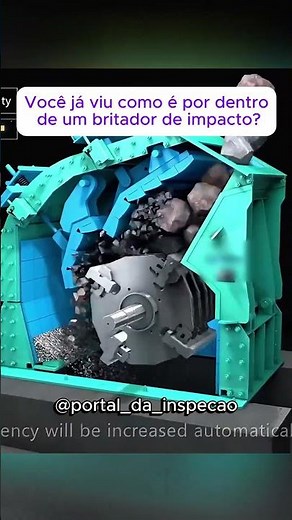 Você já viu como é por dentro de um britador de impacto?
