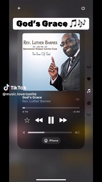 Soulful Gospel Music by Rev Luther Barnes - God's Grace 🎵🎶