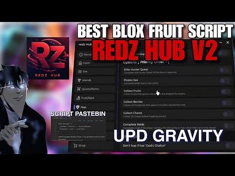 [SCRIPT V2] Best Blox Fruit Redz Hub V2 Script | Auto Farm, Auto Farm Sea Event, Rain Fruits, Bounty