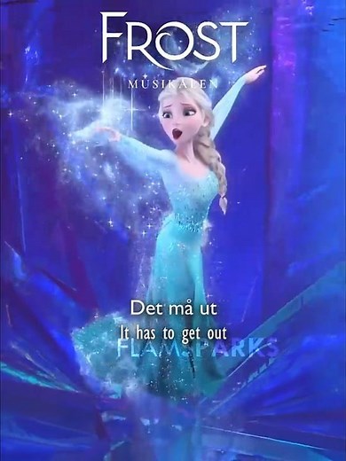 Frozen the Musical | Let It Go (Norwegian | snippet) Lyrics & Translation