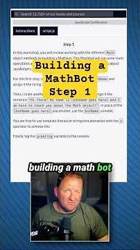 Building a MathBot Step 1 - freeCodeCamp JavaScript Certification #programming #coding