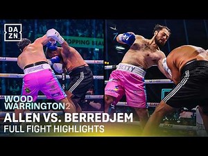 Dave Allen vs. Karim Berredjem | Full Fight Highlights | BRUTAL round 1 KO