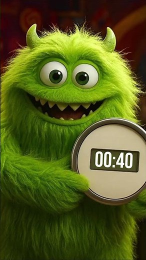 【モンスター1分集中タイマー🕒｜自分用・勉強/作業サポート】【Monster 1-Minute Focus Timer 🕒 | For Myself ・ Study & Work Support】