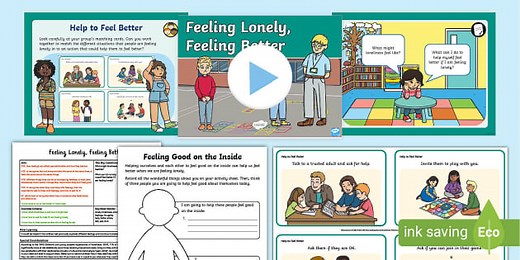 PSHE and Citizenship KS1 Feeling Lonely, Feeling Better Lesson Pack
