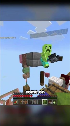 Minecraft Pillars of Fortune Day 12 #minecraftpe