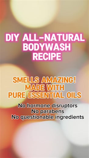 This recipe is for everyone to make a 100% natural and safe bodywash easily. Most store bought body wash contains chemical foaming agents, chemical fragrances and parabens that can cause endocrine disruptions and many more questionable chemicals. The soap base i use is Castile Soap. It is the most natural form of soap made from natural oils. Castile soap is a very versatile soap base - I use it for handwashing foam, cleaning, and floor wiping etc. The Castile soap base was bought from my trusted