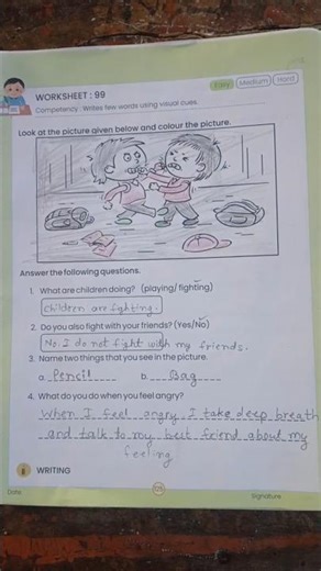 Worksheet 99 Class 3rd English| Angreji ki teesri ki workbook|karypatrak 99 #english #workbook #3rd