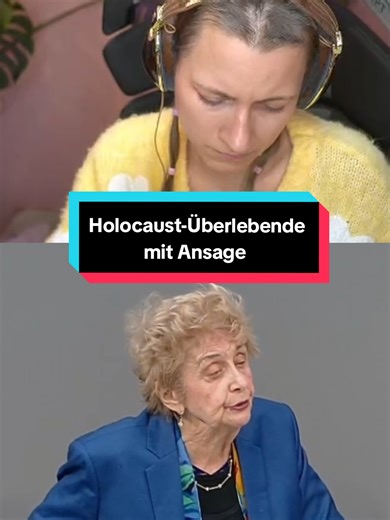 Tova Friedman, Holocaust Überlebende und Zeitzeugin, mit einer klaren Ansage an die Politiker*innen im Bundestag: Neutralität bedeutet Zustimmung. Neutralität reicht nicht. Man kann nur hoffen, dass das gerade in den CDU Reihen mal ankommt. Nur Klatschen reicht übrigens auch nicht... Auszug aus der Rede von Tova Friedman bei der Gedenkstunde für die Opfer des Nationalsozialismus im Bundestag am 28.01.2026