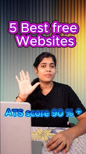 Top 5 FREE ATS Resume Checker Websites in 2026 | Check Your ATS Score | #ats #atsresume #shorts