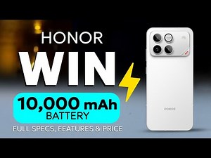 HONOR WIN Full Specs, Features and Price in Philippines - 10,000 mAh Battery