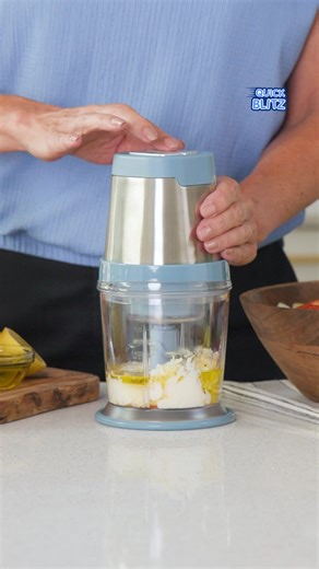 We’re SO excited for this one! 🤩 Meet Quick Blitz - the ultimate food processor! Chop, dice, slice, puree, and more in SECONDS with zero mess. 💥 4 super-sharp blades, 2-speed control, and zero stress. No knives, no chopping boards, just easy, fast meal prep! 🙌 Compact, easy to store, and dishwasher-safe! 💪 | Must Have Ideas UK