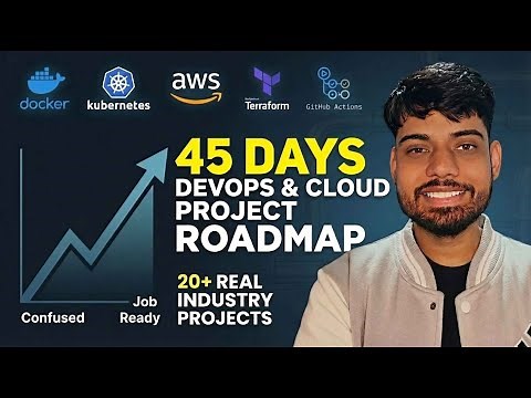 45-Day DevOps & Cloud Roadmap with Real Projects | Become Job-Ready in 2026 | Kubernetes | AWS