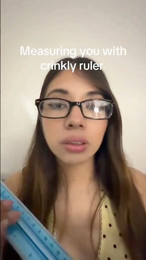 Measuring you with my crinkly ruler ASMR #asmr #asmrforsleep #asmrrelaxing