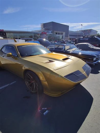 SICK Cars and Trucks on Instagram: "Dodge Challenger Widebody with a Plymouth Roadrunner Superbird conversion at The 2025 SEMA Show - thoughts on this conversion? #sickcarsandtrucks #musclecars #semashow"