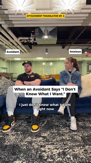 “I don’t know what I want.” To an anxious woman, that sounds like: “You’re not enough.” But most of the time? It’s not confusion. It’s nervous system overload. Avoidants freeze around responsibility. Anxious women panic around uncertainty. Two dysregulated systems. No translation. Here’s the truth: Indecision isn’t neutral. If someone stays connected while “figuring it out,” you’re absorbing the emotional cost. Your fork in the road: Stay without shrinking. Or leave without self-abandoning. Both
