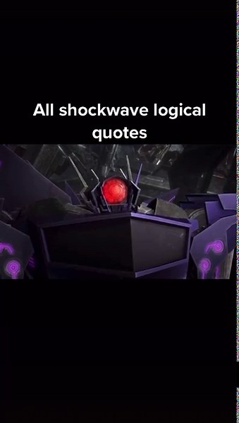 Favorite Shockwave Quotes from Transformers