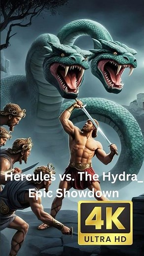 4K Hercules vs. The Hydra_ Epic Showdown