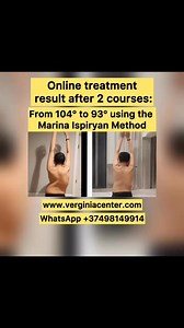 15K views · 184 reactions | The result was achieved using the Marina Ispiryan Method — through asymmetric exercises tailored to each muscle and every part of the body. This method targets deep muscle activation and scoliosis correction. | Verginia Center | Facebook