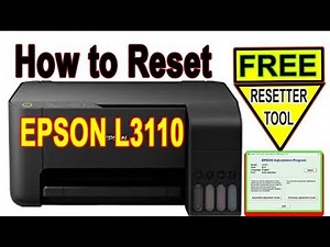 How to Reset Epson L3110/3116/3118