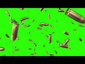 Bullets Falling Greenscreen | No Copyright Videos
