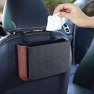 Car Garbage Can Storage Box Convenient Car Trash Can Waterproof Easy Instal Lation Foldable Car Trash Bag Bag