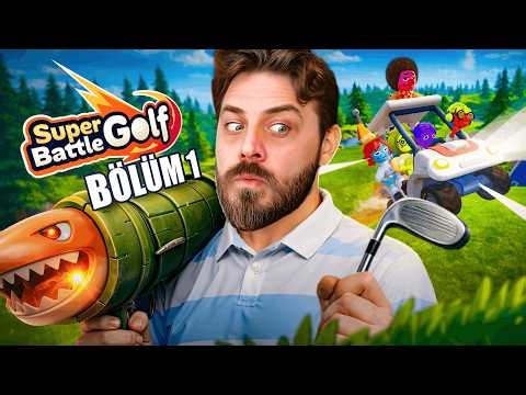 KAOS SEVİYESİ ÇOK YÜKSEK! | SUPER BATTLE GOLF | BÖLÜM 1