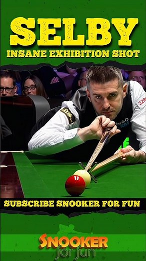 Selby’s insane exhibition shot 😱| #shorts #youtubeshorts #trending #snooker #ding #juddtrump #ronnie