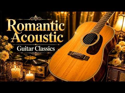 TOP 100 Acoustic Guitar Classics ❤️ Timeless Instrumental Love Songs for Relaxing