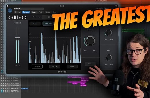 THR deBleed 话筒录音串音/漏音消除音频后期处理效果器介绍