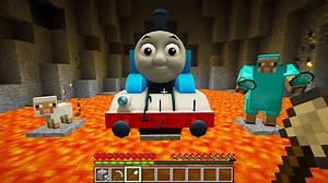 1.6M views · 10K reactions | CURSED MINECRAFT BUT IT'S UNLUCKY LUCKY FUNNY MOMENTS I found a real THOMAS the Tank in Minecraft! #Minecraft #MinecraftMemes FoIIow our page for more!! | Professor Junie | Facebook