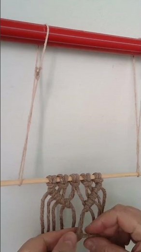 👉 Aprenda o Ponto Festonê no Macramê – Passo a Passo Fácil para Iniciantes!