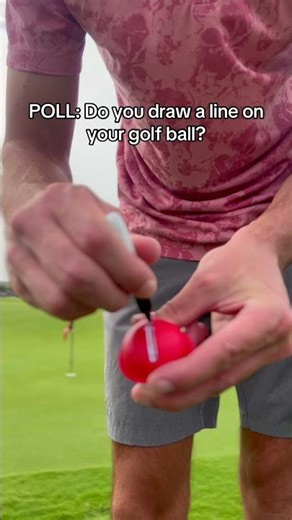 POLL: Do you draw a line on your golf ball?