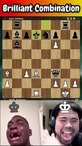 Brilliant Chess Combination 🔥♟️ Adolf Andersen's Brilliancy