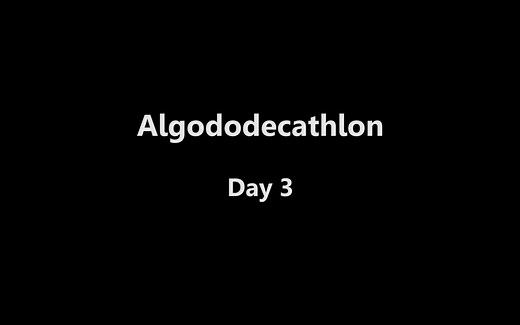弹珠联赛第3天！Algododecathlon Day3