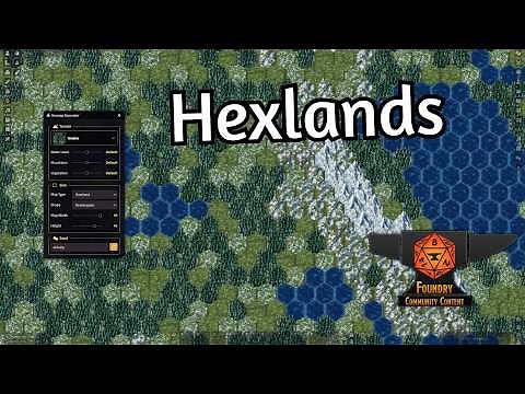 I Built a Hexcrawl & Hex Map Generator for Foundry VTT