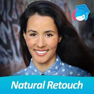 This the right way to retouch photos! You don't need to get carried away. Follow the video along with the steps below: 1. Start in Retouch > Whiten. Swipe over the teeth and zoom in to whiten the whites of the eyes. Use the slider to adjust intensity. 2. Tap Matte. Wipe over any overly shiny areas in your T-Zone : the forehead, nose and chin and area around your mouth. The T-Zone is often oiler than the rest of the face because it has more oil glands than other areas.aq 3. Tap Conceal and swipe 