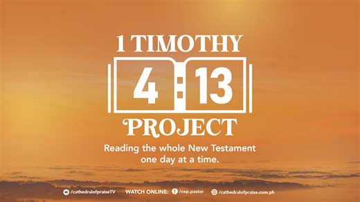1 Timothy 4:13 Project Ep. 307 (Hebrews 4:1-16 & Psalm 119:81-88) - November 3, 2025 The 1 Timothy 4:13 Project is a daily journey through Scripture, inspired by the biblical instruction: "Until I come, devote yourself to the public reading of Scripture, to exhortation, to teaching" (1 Timothy 4:13). Join Pastor David Sumrall as he reads through the entire New Testament in 2025, accompanied by his wife and co-pastor, Sister Beverley Sumrall, who will share the timeless beauty of the Psalms. Toge